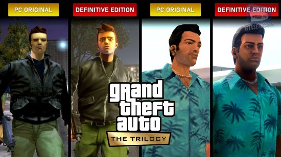 Rockstar 公布《GTA 三部曲：最终版》官方画面对比视频