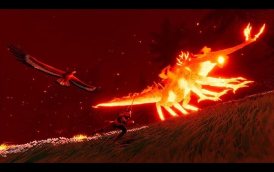 The Pathless游戏图集-篝火营地