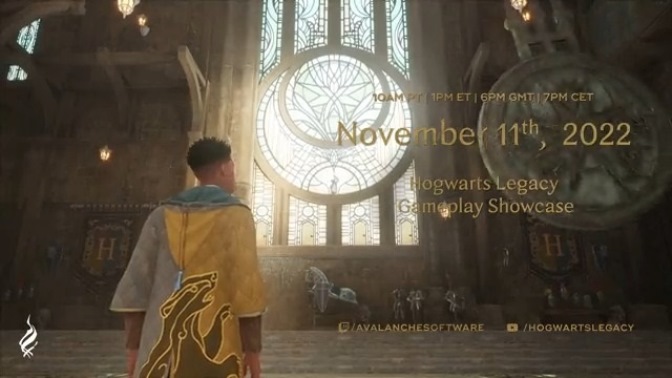 《霍格沃茨：传承》实机演示发布会 11 月 12 日凌晨举行