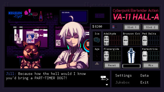 VA-11 Hall-A：赛博朋克酒保行动游戏图集-篝火营地