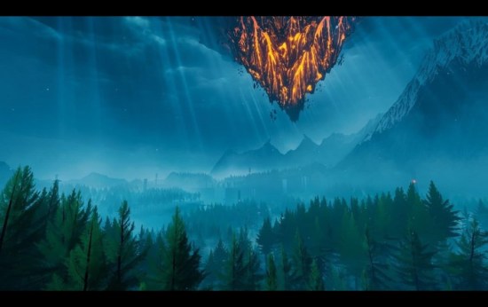 The Pathless游戏图集-篝火营地