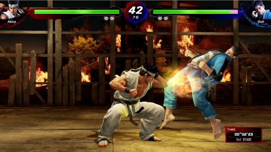 VR战士5：终极对决游戏图集-篝火营地