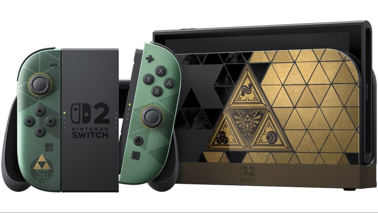 塞尔达 40 周年限定版 Switch 2 主机及其他周边公布
