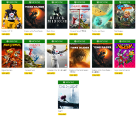 XboxLive 十月第二周金会员打折信息