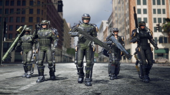 地球防卫军：铁雨游戏图集-篝火营地