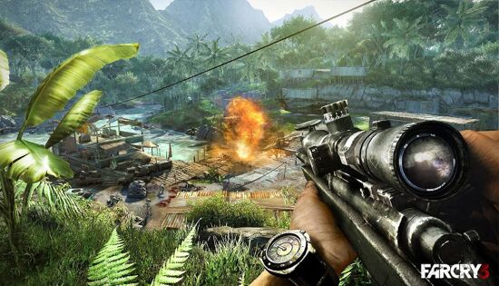 孤岛惊魂 3游戏图集-篝火营地