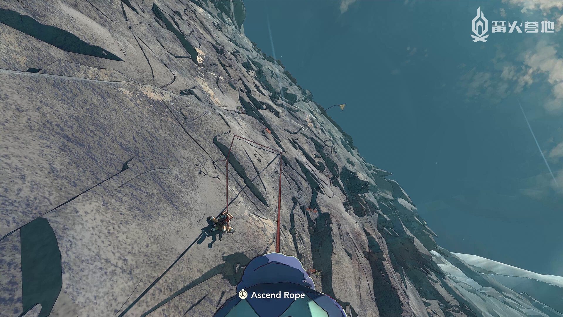 一旦坠落就意味着死亡。但如果能抓住边缘爬上去，就能获得短暂的喘息空间……