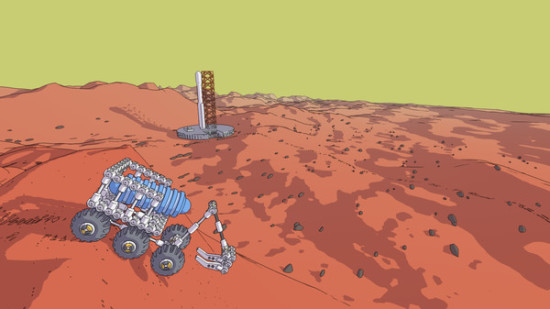 火星第一物流游戏图集-篝火营地