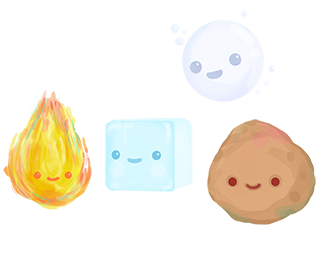 四元素大冒险游戏图集-篝火营地