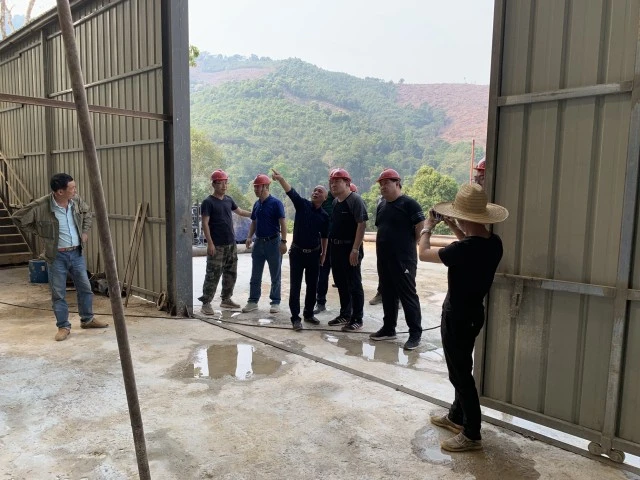 省地矿局副局长王文祥一行赴老挝项目地调研指导工作
